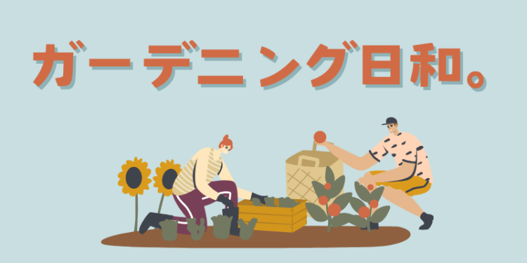 ガーデニング日和。